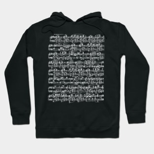 Vintage Sheet Music Pianist Musician Hoodie